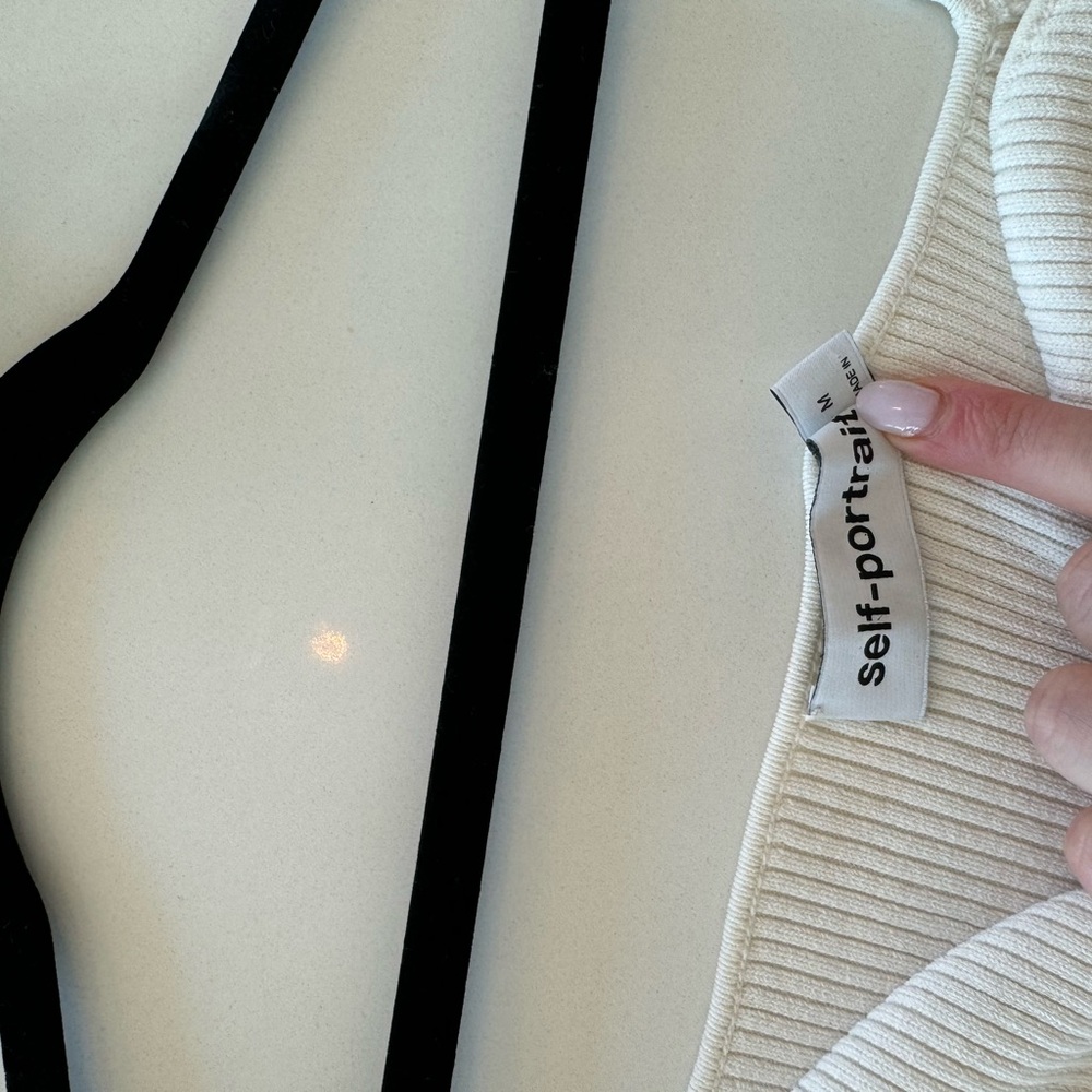 Self-Portrait Rib Knit Cardigan - Picture 7 of 7